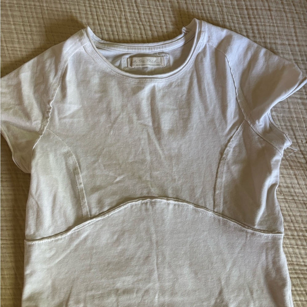 White Short Sleeve Top